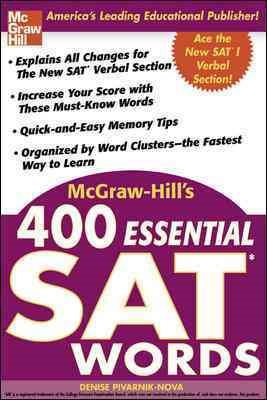 McGraw-Hill's 400 Essential SAT Words cover