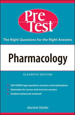 Pharmacology: PreTest Self-Assessment & Review (Pre-Test Basic Science Series) cover