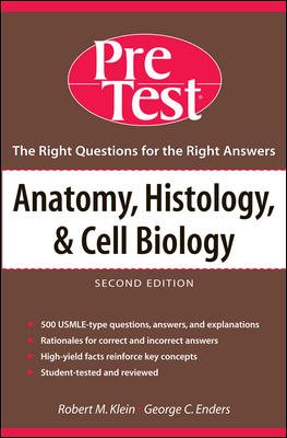 Anatomy, Histology & Cell Biology: PreTest Self-Assessment & Review (Pre Test Basic Science Series) cover