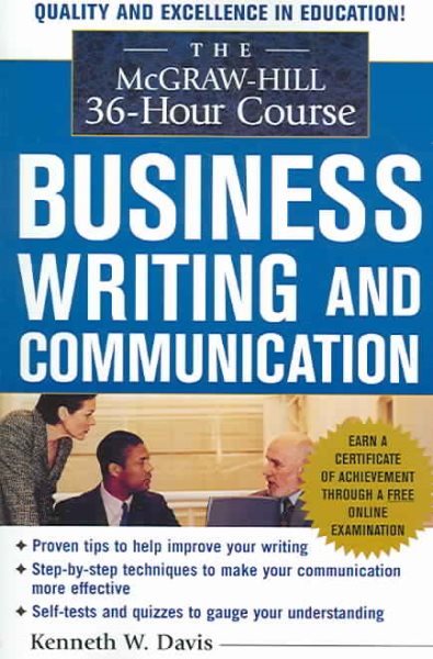 The McGraw-Hill 36-Hour Course in Business Writing and Communication: Manage Your Writing (McGraw-Hill 36-Hour Courses) cover