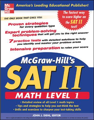 McGraw-Hill's SAT II: Math Level 1 (McGraw-Hill's SAT Math Level 1) cover