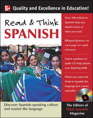 Read and Think Spanish (Book +1 Audio CD) cover