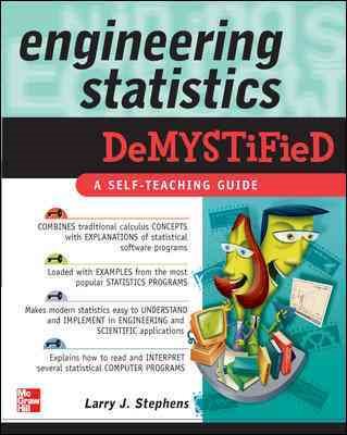 Engineering Statistics Demystified cover
