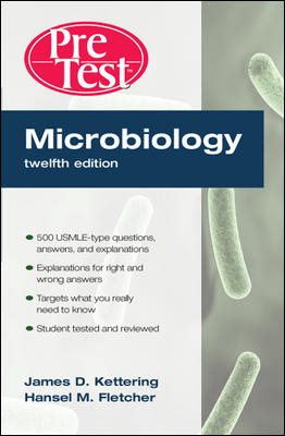 Microbiology PreTest Self-Assessment and Review, Twelfth Edition (PreTest Basic Science) cover