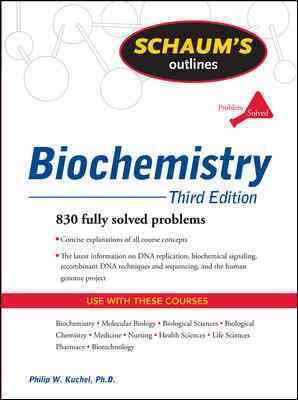 Schaum's Outline of Biochemistry, Third Edition (Schaum's Outlines) cover