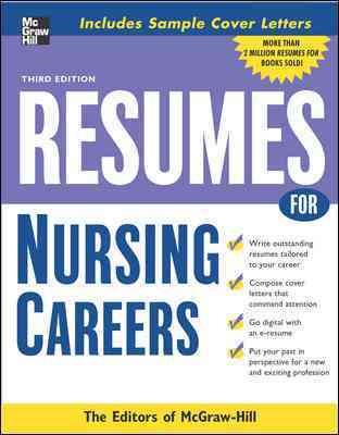 Resumes for Nursing Careers (McGraw-Hill Professional Resumes) cover