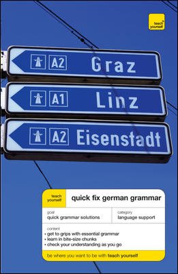 Teach Yourself Quick-Fix German Grammar (Teach Yourself Language) cover