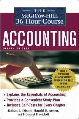 The McGraw-Hill 36-Hour Accounting Course, 4th Ed (McGraw-Hill 36-Hour Courses) cover
