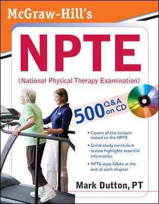 McGraw-Hill's NPTE (National Physical Therapy Examination) (Lange) cover