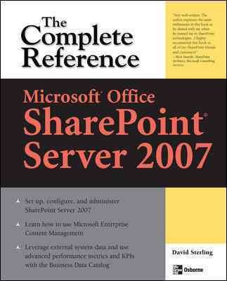 Microsoft® Office SharePoint® Server 2007: The Complete Reference cover