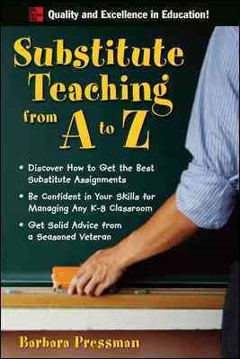 Substitute Teaching from A to Z cover