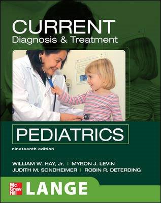 CURRENT Diagnosis and Treatment Pediatrics, Nineteenth Edition (LANGE CURRENT Series) cover