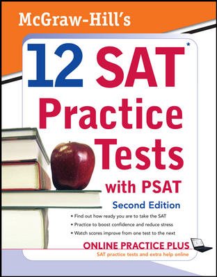 McGraw-Hill's 12 SAT Practice Tests with PSAT cover