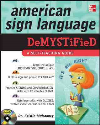 American Sign Language Demystified (Book & DVD) cover