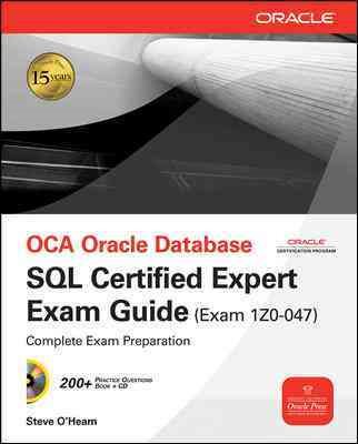 OCE Oracle Database SQL Certified Expert Exam Guide (Exam 1Z0-047) (Oracle Press) cover