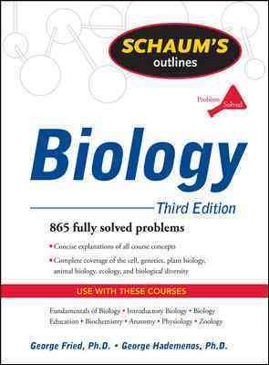Schaum's Outline of Biology, Third Edition (Schaum's Outline Series) cover