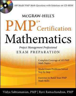 McGraw-Hill's PMP Certification Mathematics with CD-ROM cover