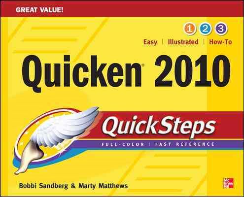 Quicken 2010 QuickSteps cover
