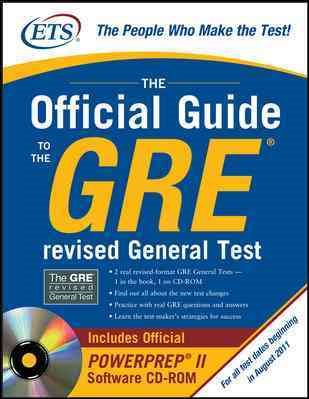 The Official Guide to the GRE revised General Test cover