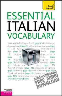 Essential Italian Vocabulary: A Teach Yourself Guide cover