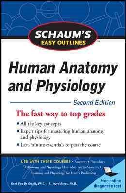 Schaum's Easy Outline of Human Anatomy and Physiology (Schaum's Easy Outlines) cover