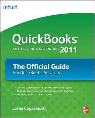 QuickBooks 2011 The Official Guide cover