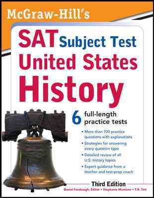 McGraw-Hill's SAT Subject Test United States History, 3rd Edition (McGraw-Hill's SAT U.S. History) cover