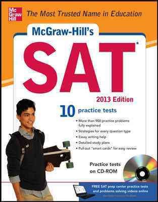 McGraw-Hill's SAT with CD-ROM, 2013 Edition cover