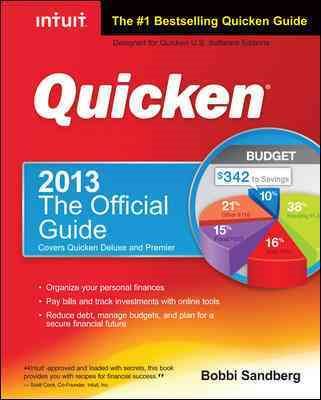 Quicken 2013 The Official Guide (Quicken Press) cover
