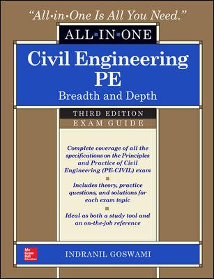 Civil Engineering All-In-One PE Exam Guide: Breadth and Depth, Third Edition cover