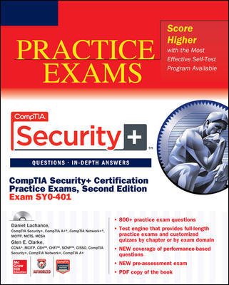 CompTIA Security+ Certification Practice Exams, Second Edition (Exam SY0-401) (Certification Press) cover