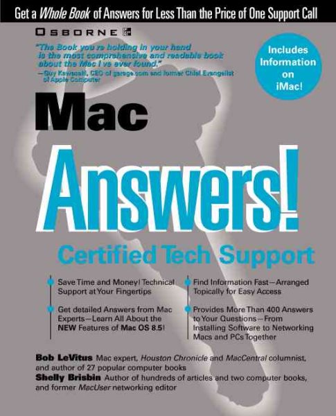 Mac Answers! Certified Tech Support cover