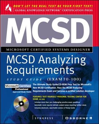 MCSD Analyzing Requirements: Exam 70-100 (MCSD Study Guides) cover