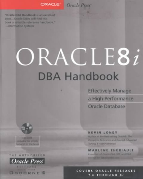 Oracle 8I Dba Handbook cover