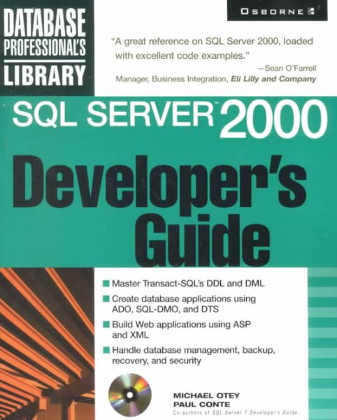 SQL Server 2000 Developer's Guide cover