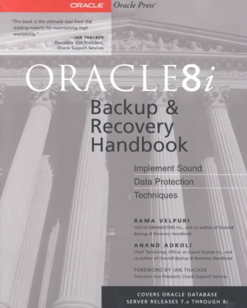 Oracle8i Backup & Recovery cover