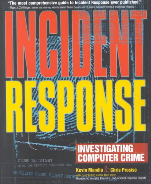 Incident Response: Investigating Computer Crime cover