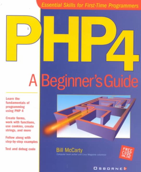 PHP 4:  A Beginner's Guide cover