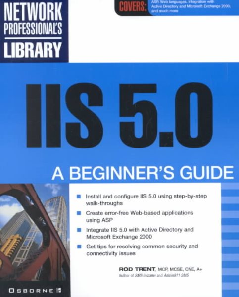 Windows 2000 IIS 5.0: A Beginner's Guide (Network Professional's Library) cover