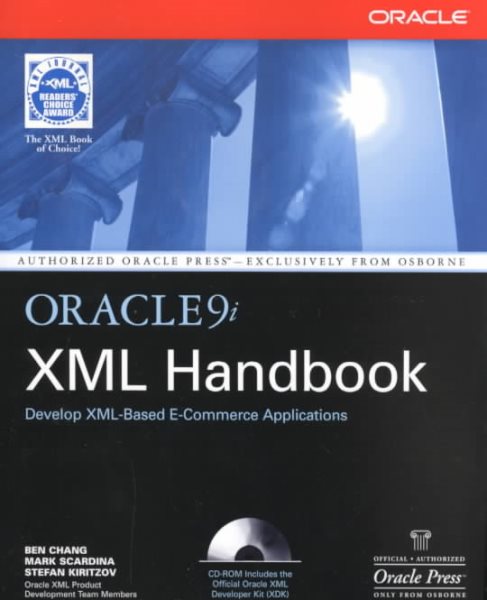Oracle9i XML Handbook cover