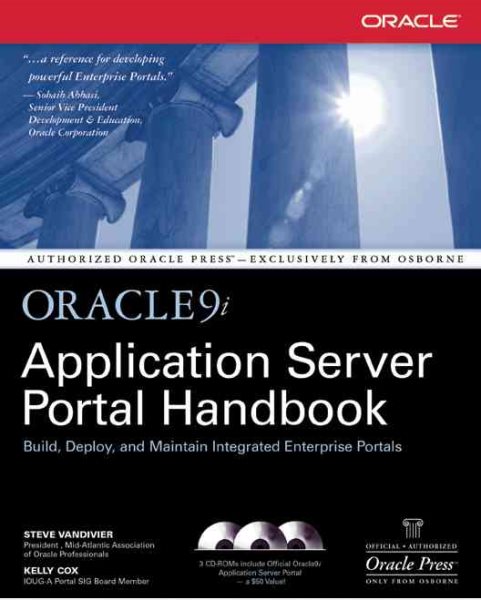 Oracle9i Application Server Portal Handbook (Osborne ORACLE Press Series)