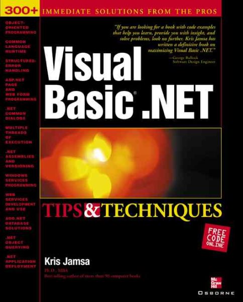 Visual Basic .NET Tips & Techniques cover