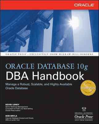 Oracle Database 10g DBA Handbook cover