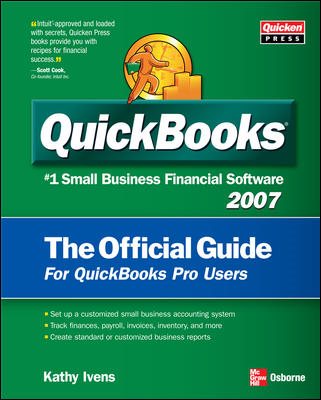 QuickBooks 2007 The Official Guide cover