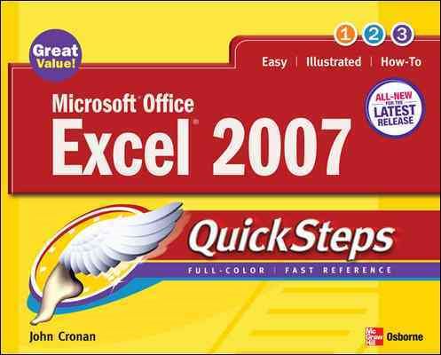 Microsoft Office Excel 2007 QuickSteps cover