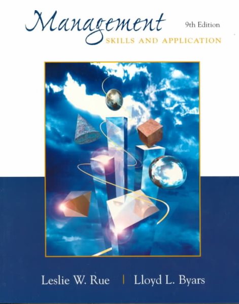 Management: Skills and Application, 9th Edition cover