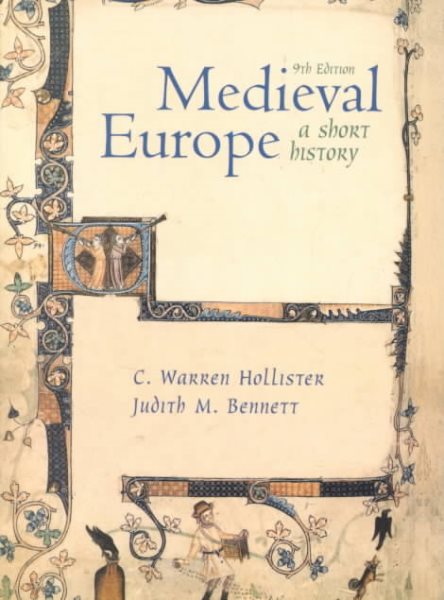 Medieval Europe: A Short History cover