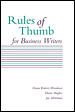 Rules of Thumb for Business Writers cover