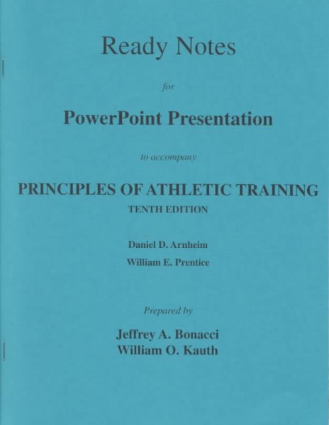 Principles of Athletic Training Ready Notes cover