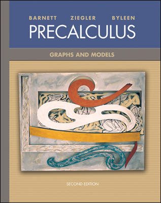Precalculus: Graphs and Models cover